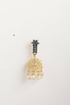 Nuyug 22K Gold Plated Sage Belle Mini Jhumki Earrings | Grocsy