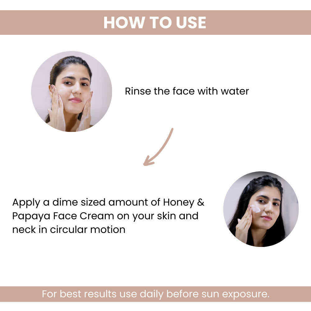 Tru Hair & Skin Honey & Papaya SPF 50 Face Cream | Grocsy