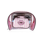 Colorbar Pouch Lips & Lashes Bag In Bag (Set Of Three) - White + Blush Pink | Grocsy