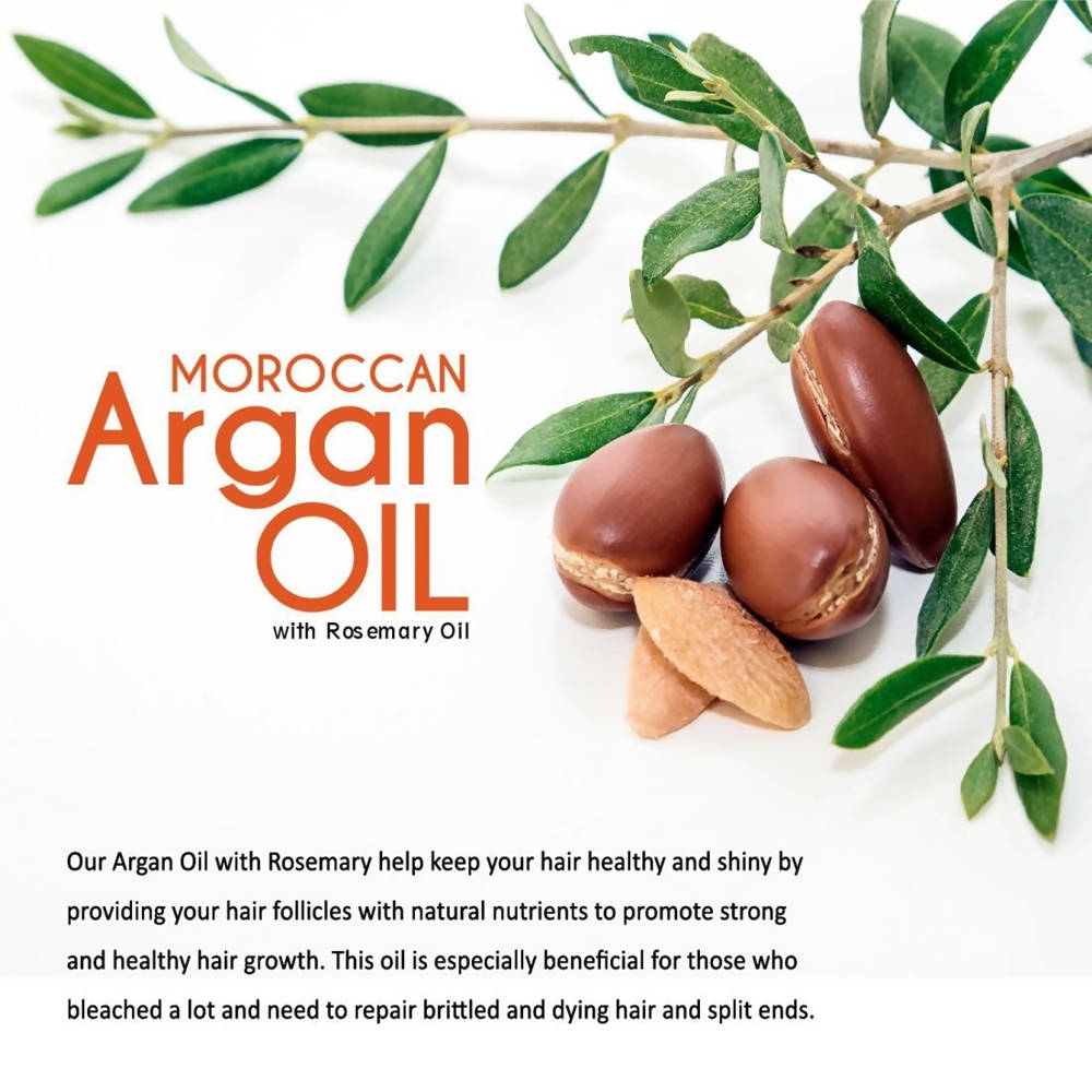 Qraa Men Moroccan Argan Oil with Rosemary Oil | Grocsy