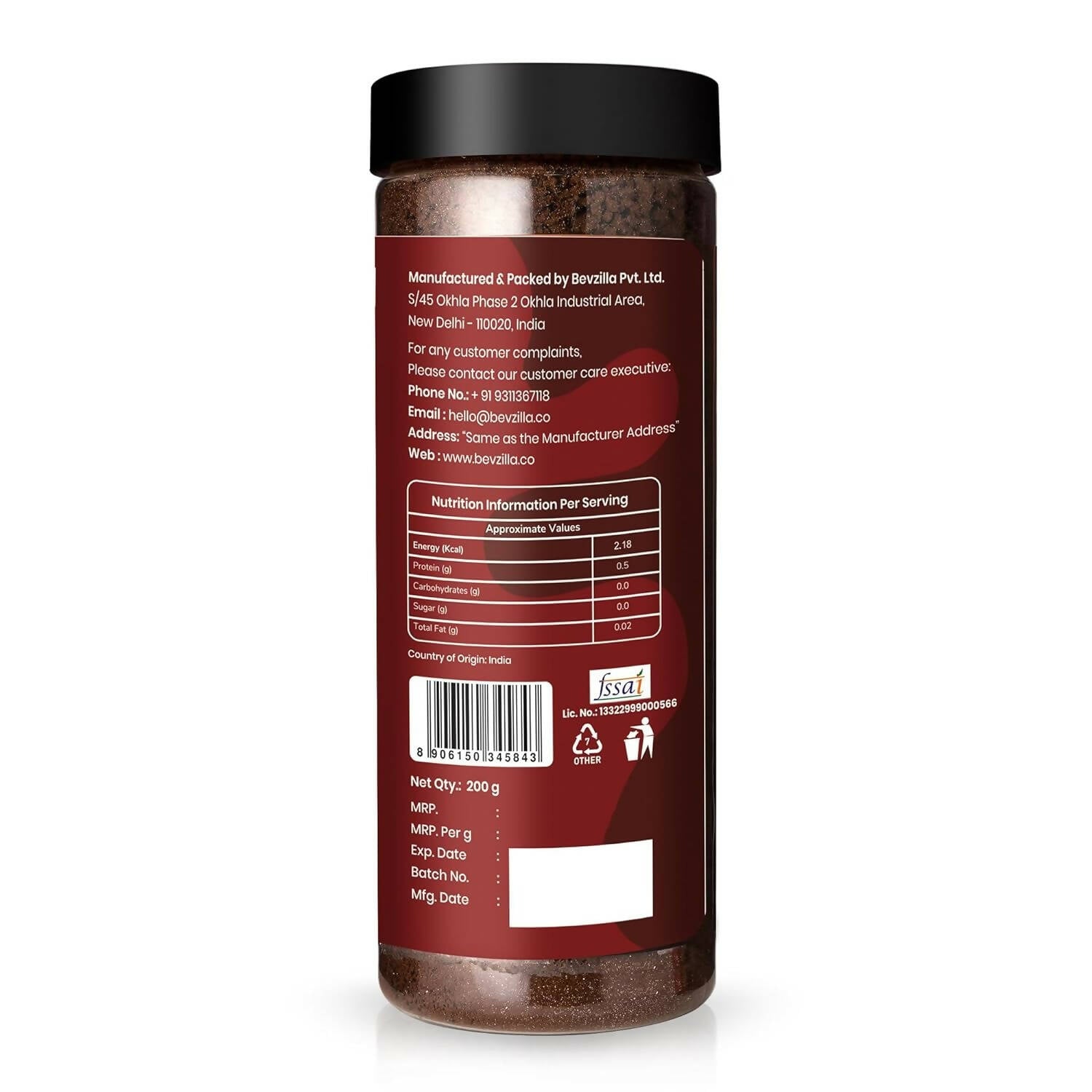 Bevzilla Chocolate & Mocha Coffee Powder 100% Pure Arabica | Grocsy