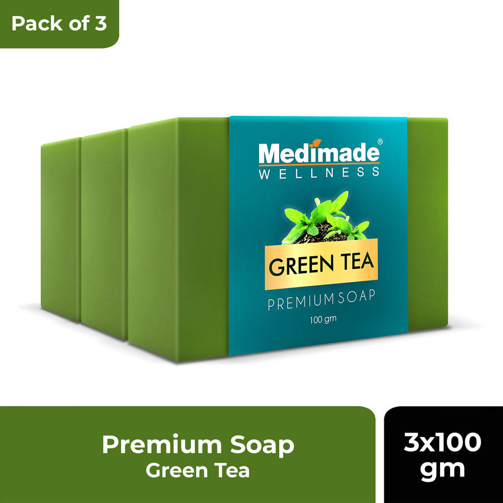 Medimade Wellness Green Tea Premium Soap | Grocsy
