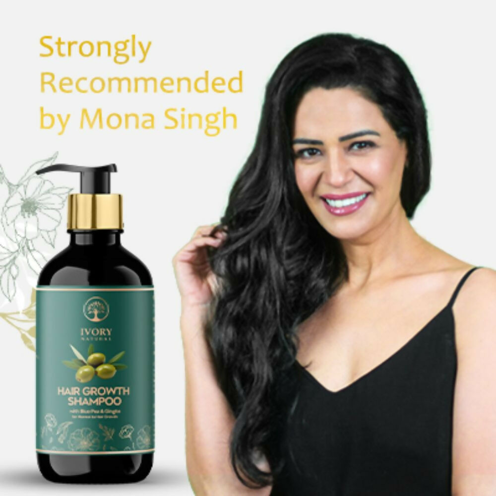 Ivory Natural Hair Shampoo For Growth - Hair Wellness & Nourishment For Both Men And Women | Grocsy