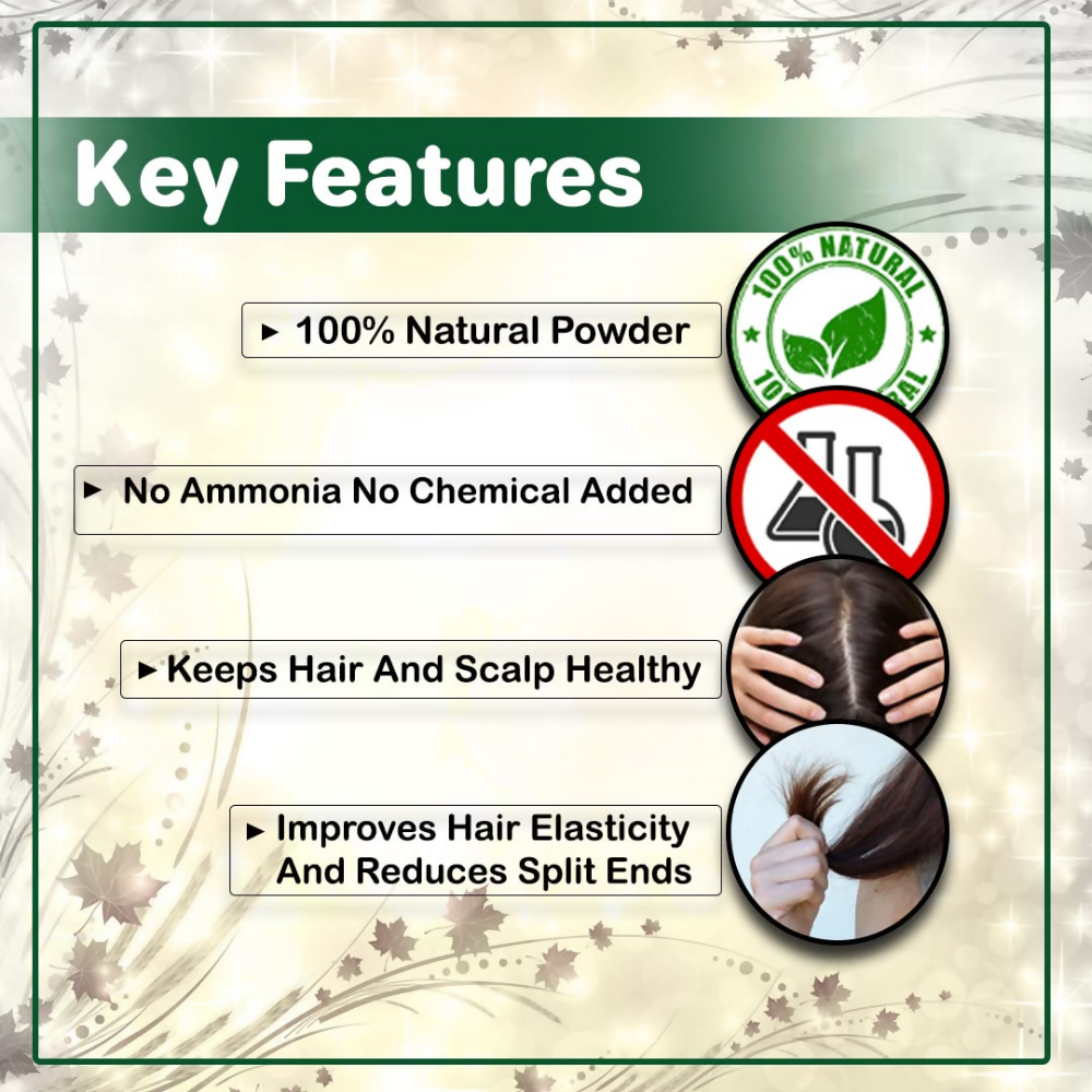 VedicAyurveda Dark Brown Hair Color | Grocsy
