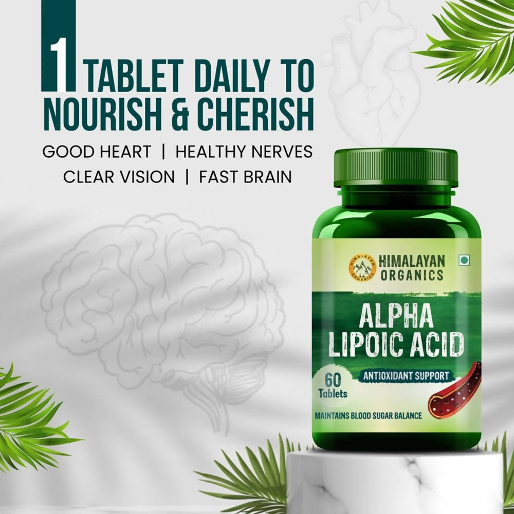 Himalayan Organics Alpha Lipoic Acid Tablets | Grocsy
