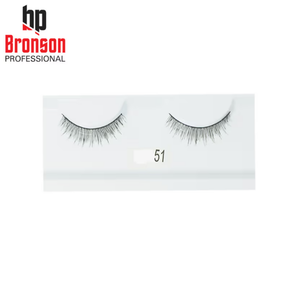 Bronson Professional Synthetic Hair and Lightweight Long Natural Look False Eyelashes - 51 | Grocsy