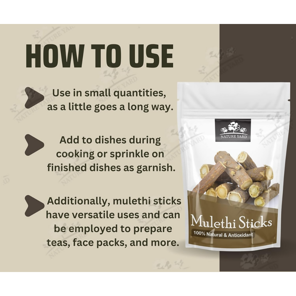 Nature Yard Mulethi Sticks | Grocsy