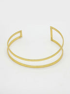 NVR Women Gold-Polished Western Cuff Bracelet | Grocsy