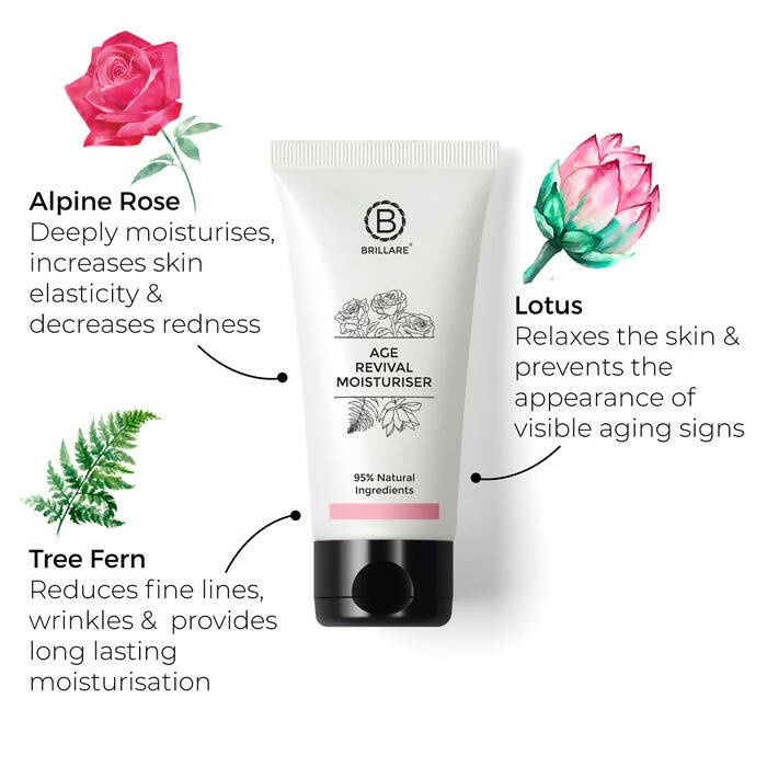 Brillare Age Revival Moisturiser For Ageing Skin | Grocsy