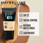 Maybelline New York Fit Me Matte + Poreless Liquid Foundation Normal to Oily Skin - 220 Natural Beige | Grocsy