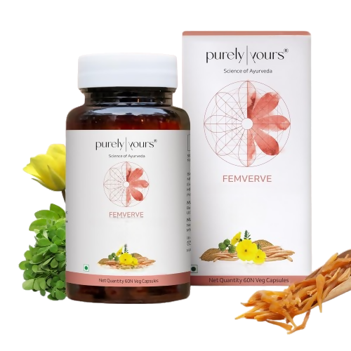 Purely Yours Femverve Capsules with Shatavari & Gokshura | Grocsy