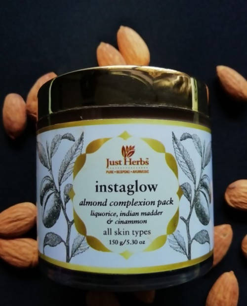 Just Herbs Instaglow Almond Complexion Pack | Grocsy