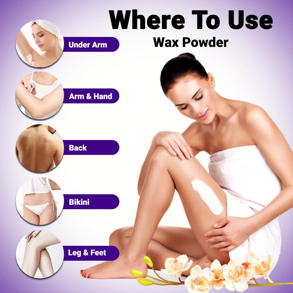 VedicAyurveda Herbal Wax Powder - Lavender | Grocsy