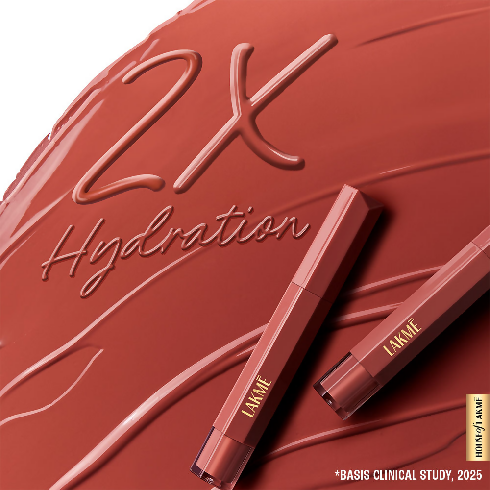 Lakme 9to5 Hya Matte Liquid Lipstick + Hyaluronic Acid - Coffee Break | Grocsy