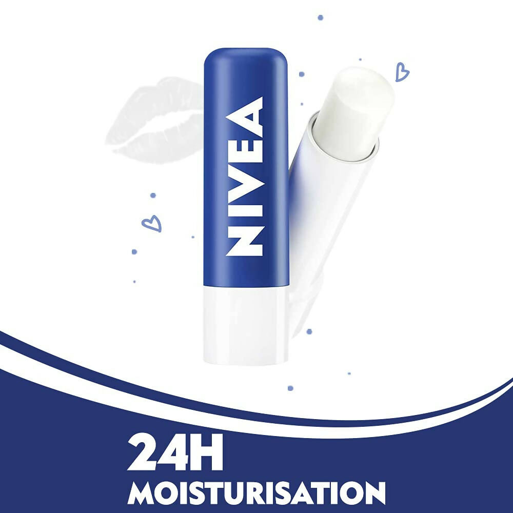 Nivea Original Care & Active Care Lip Balm Combo - 24 H melt-in moisture | Grocsy