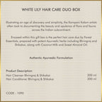 Forest Essentials White Lily Hair Care Duo Box | Grocsy
