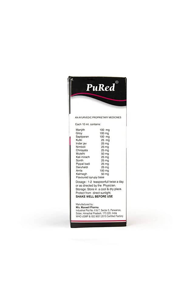 Ethix Pu Red Blood Purifier Syrup | Grocsy