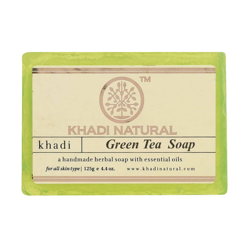 Khadi Natural Green Tea Soap | Grocsy