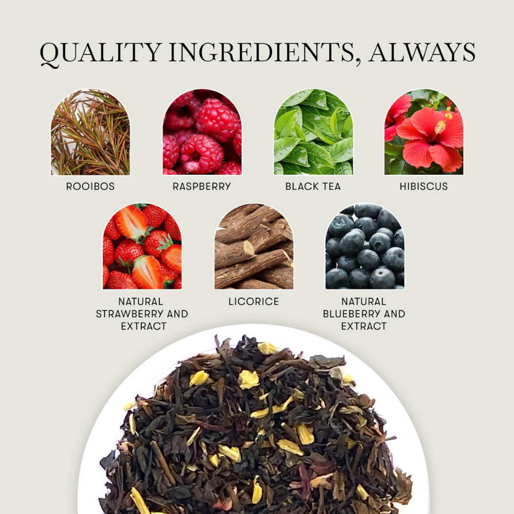 Luxmi Estates Hibis-Kiss Black Tea | Grocsy