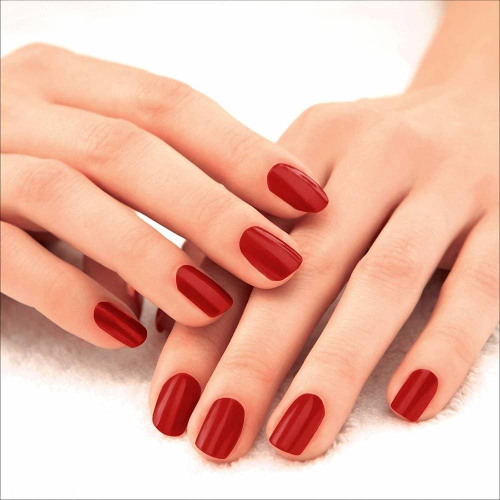 Lakme 9 To 5 Primer + Gloss Nail Colour - Cherry Red | Grocsy