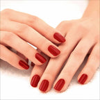 Lakme 9 To 5 Primer + Gloss Nail Colour - Cherry Red | Grocsy