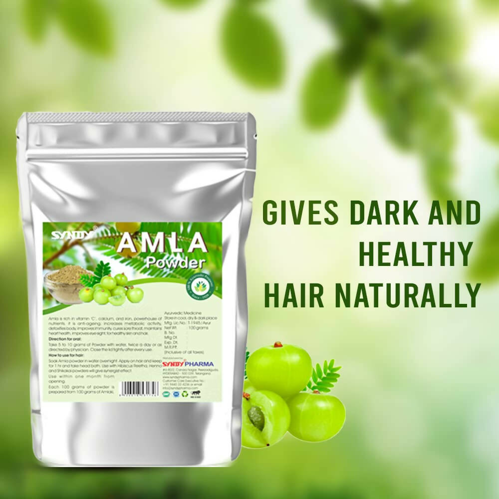 Syndy Pharma Amla Powder (Indian Gooseberry) | Grocsy