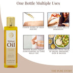 The Pure Story Natural Cold Pressed Oil for Hair & Skin with Walnut | Grocsy