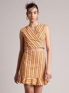 Zaccai Women's Multi Poplin Striped Co-Ords | Grocsy