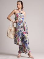 Zaccai Women's Multi Muslin Floral Co-Ords | Grocsy