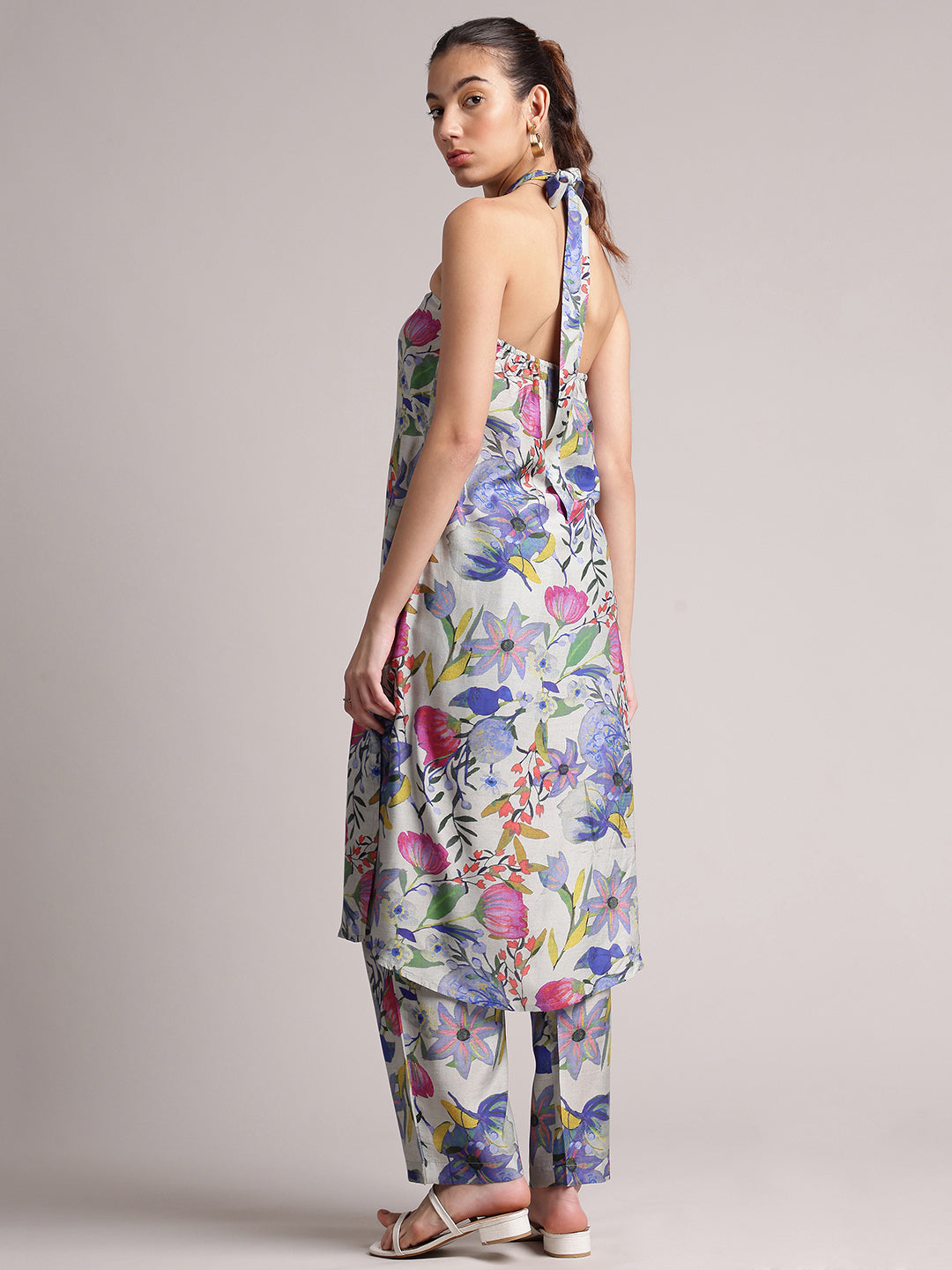 Zaccai Women's Multi Muslin Floral Co-Ords | Grocsy
