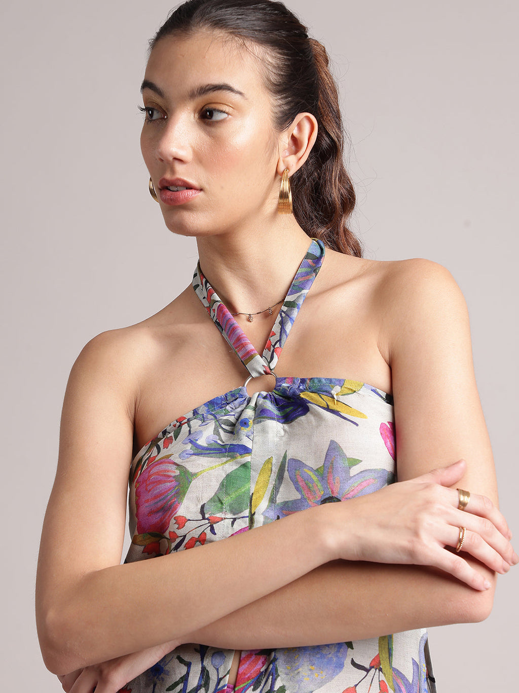 Zaccai Women's Multi Muslin Floral Co-Ords | Grocsy