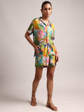 Zaccai Women's Multi Muslin Tropical Co-Ords | Grocsy