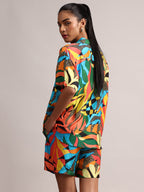 Zaccai Women's Multi Muslin Tropical Co-Ords | Grocsy