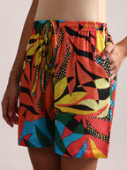 Zaccai Women's Multi Muslin Tropical Co-Ords | Grocsy
