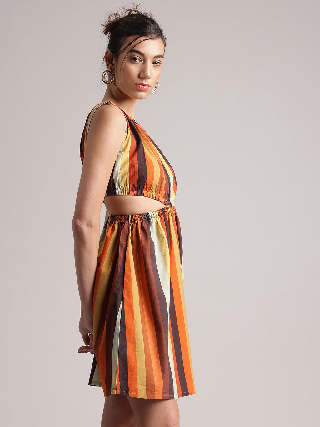 Zaccai Women's Multi Poplin Striped Dress | Grocsy