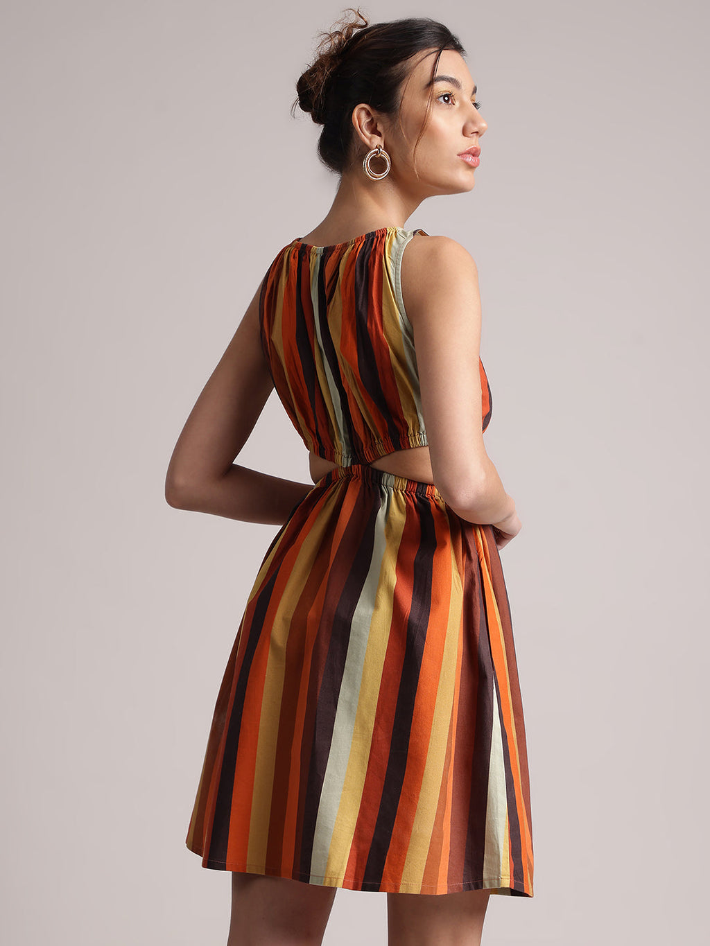 Zaccai Women's Multi Poplin Striped Dress | Grocsy