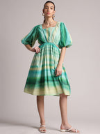 Zaccai Women's Multi Cambric Abstract Dress | Grocsy