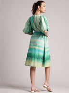 Zaccai Women's Multi Cambric Abstract Dress | Grocsy