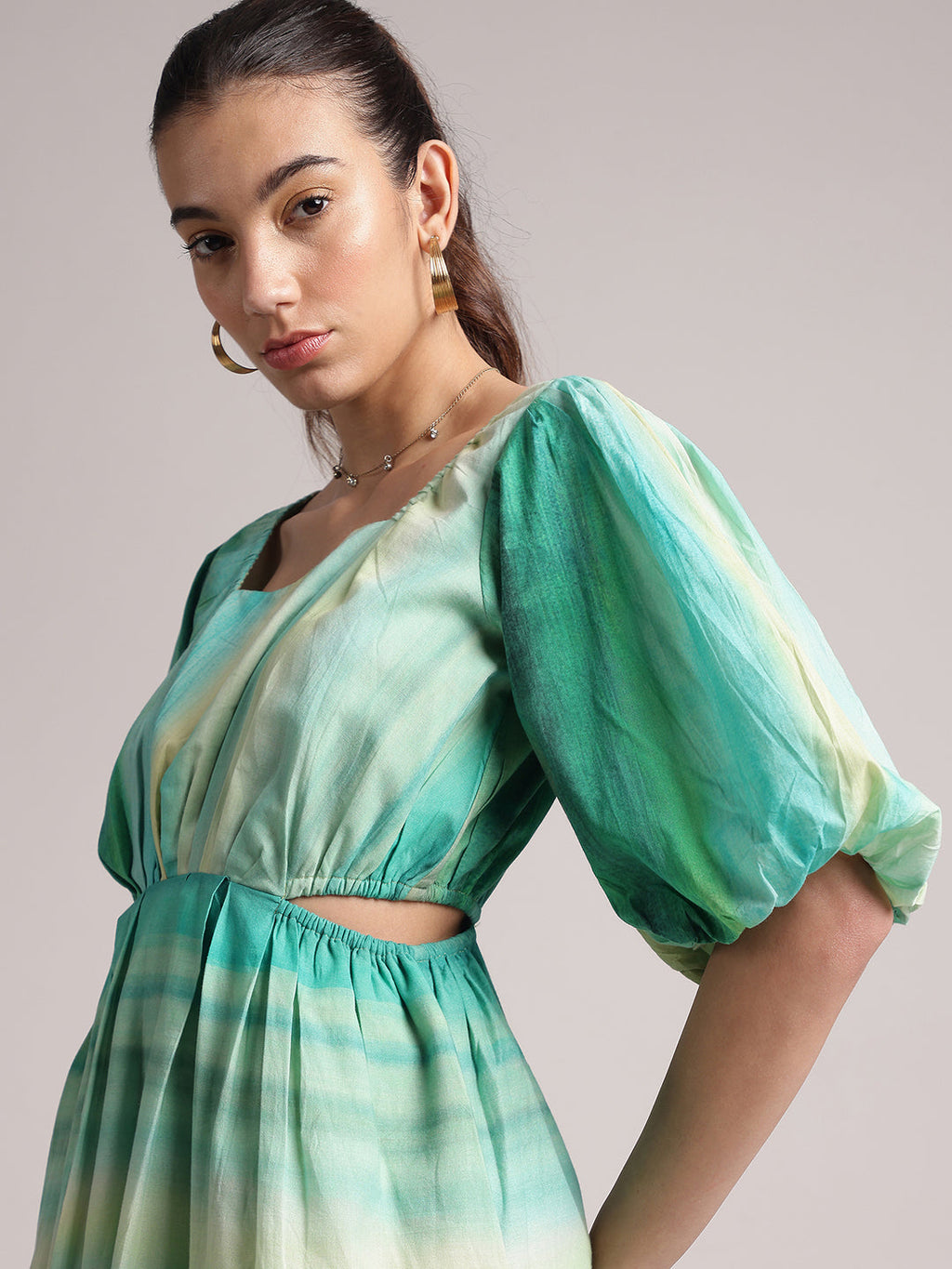 Zaccai Women's Multi Cambric Abstract Dress | Grocsy