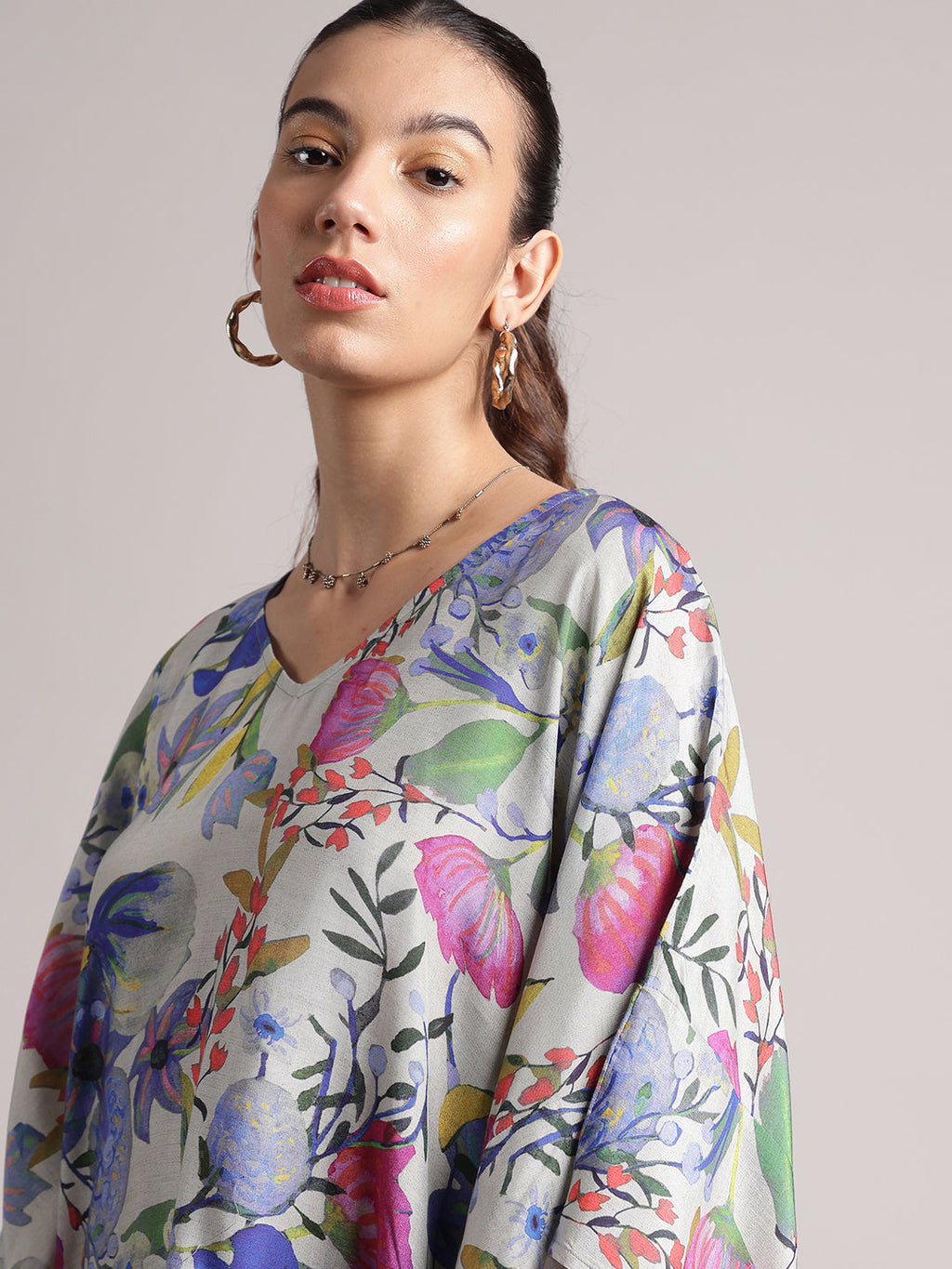 Zaccai Women's White Muslin Tropical Dress | Grocsy