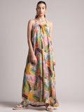 Zaccai Women's Multi Muslin Tropical Dress | Grocsy