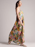 Zaccai Women's Multi Muslin Tropical Dress | Grocsy