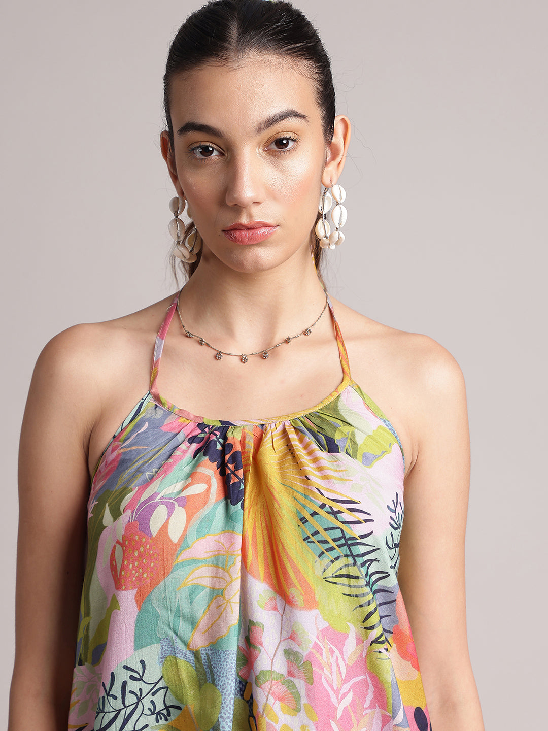 Zaccai Women's Multi Muslin Tropical Dress | Grocsy