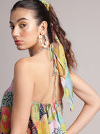 Zaccai Women's Multi Muslin Tropical Dress | Grocsy
