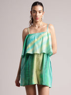 Zaccai Women's Multi Cambric Abstract Jumpsuit | Grocsy