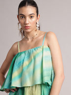 Zaccai Women's Multi Cambric Abstract Jumpsuit | Grocsy