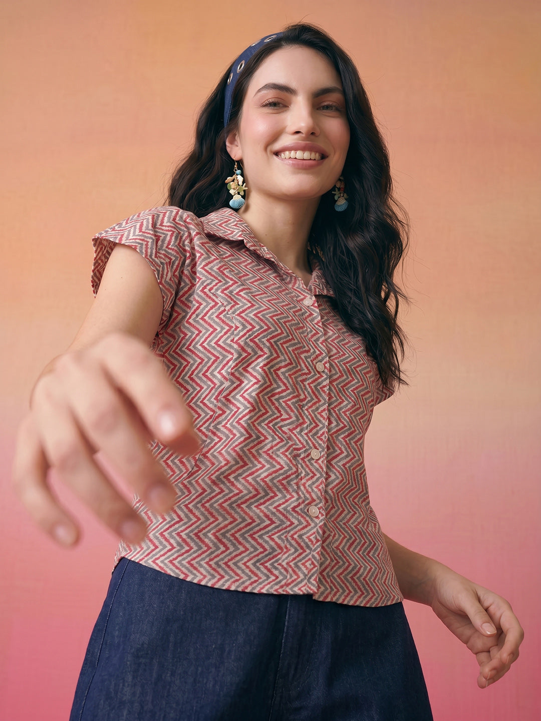Janasya Multi Shirt Cotton Top | Grocsy