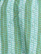 Janasya Blue Straight Cotton Top | Grocsy