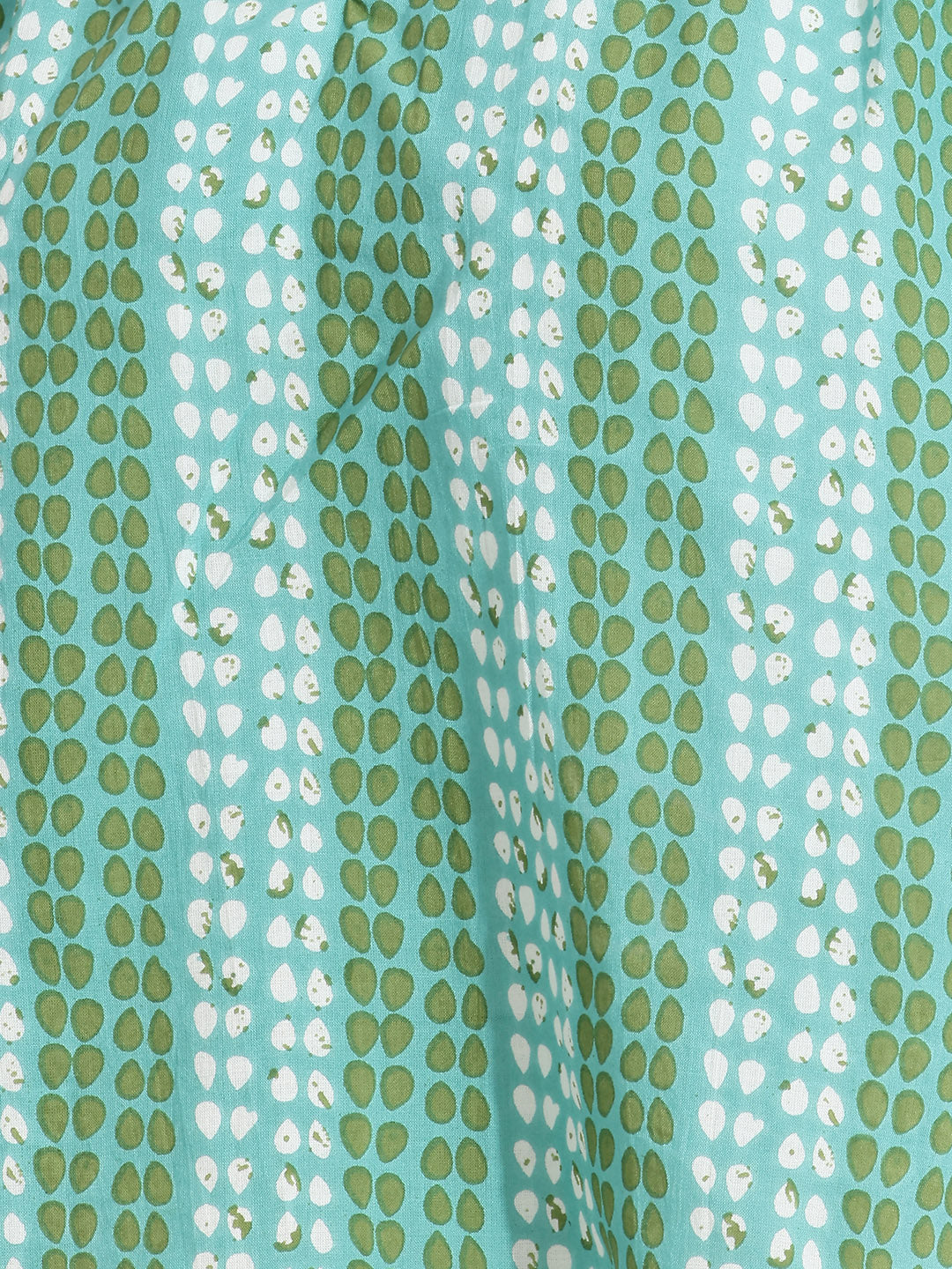 Janasya Blue Straight Cotton Top | Grocsy