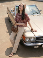 Janasya Off White Shirt Style Cotton Top | Grocsy